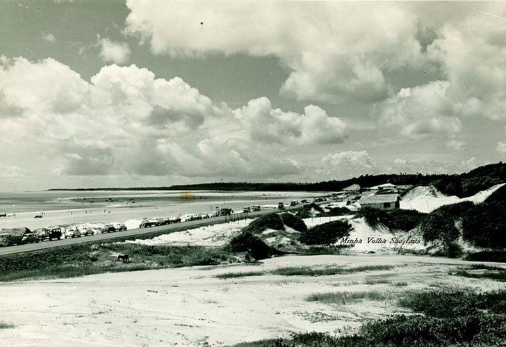 Praia do Aracagi década de 1950 - São Luís - MA