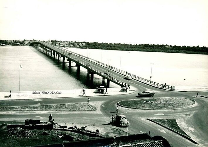 Ponte São Francisco década de 1970 - São Luís - MA