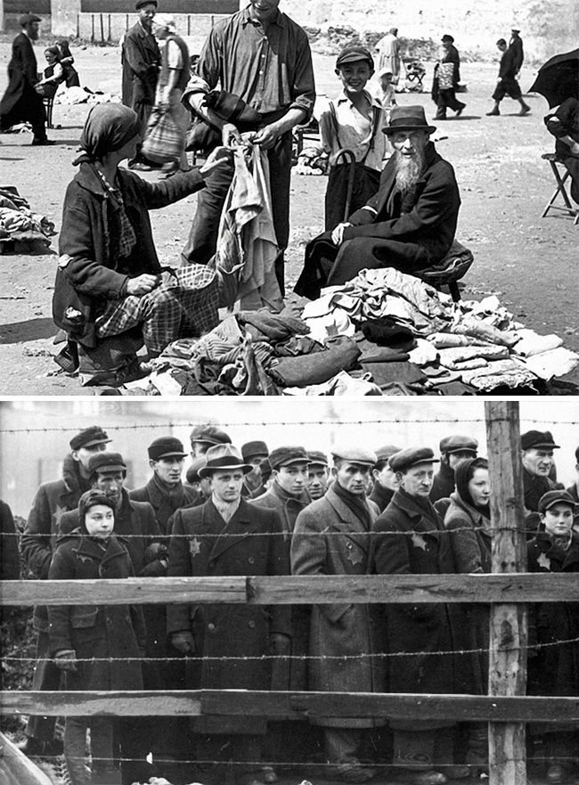 Rua da Polônia durante o Holocausto, 1941